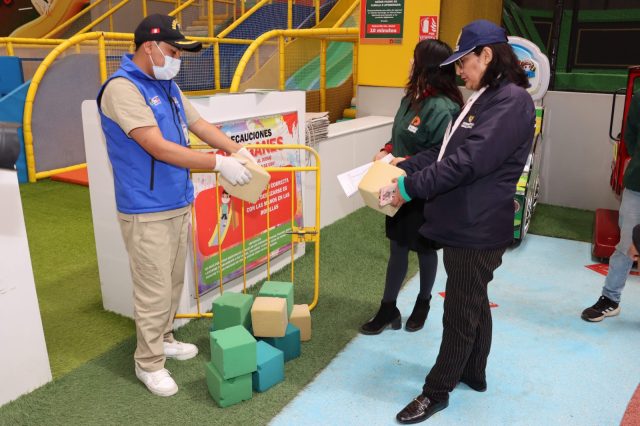 INSPECCIÓN MULTISECTORIAL GARANTIZA SEGURIDAD EN EL PARQUE DE JUEGOS «DINO PARK» EN CHILCA