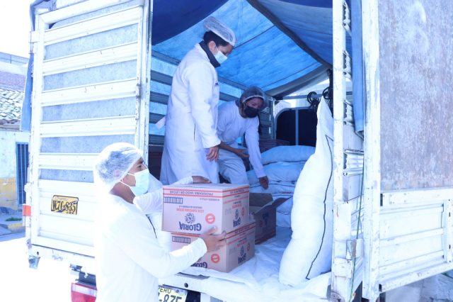 PVL DE CHILCA RECIBEN ALIMENTOS POR ADELANTADO