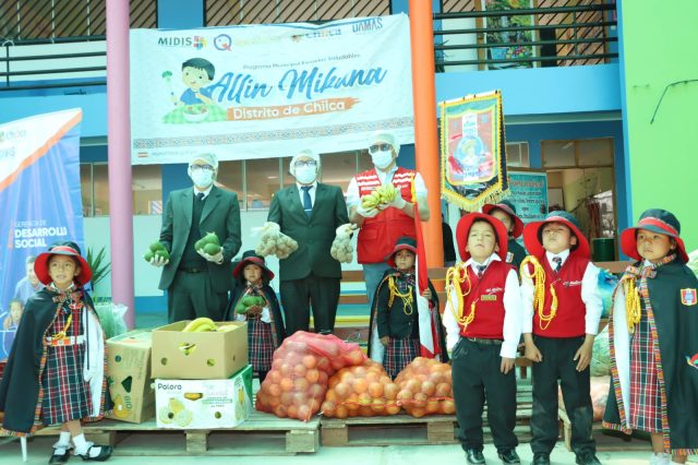 ENTREGAN 6 TONELADAS DE PRODUCTOS ORGÁNICOS EN CHILCA