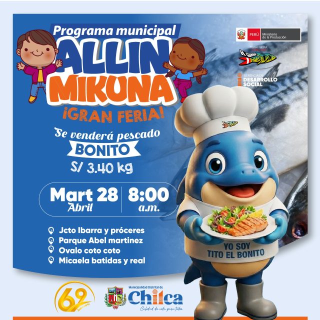 PESCADO BONITO A PRECIO SOCIAL VUELVE A CHILCA